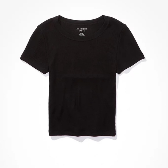 AE Cropped Waffle Top - Picture 1 of 3